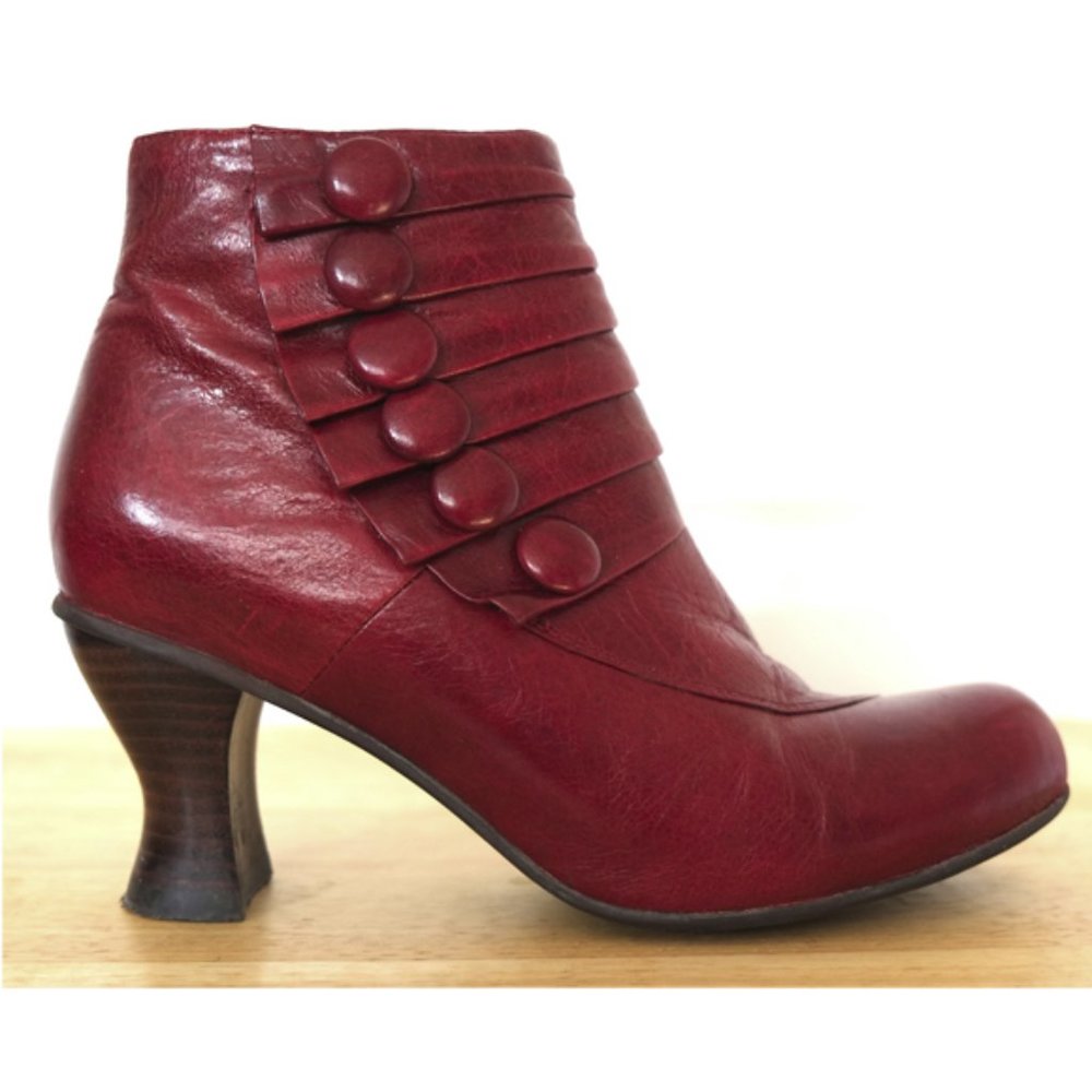 Miz Mooz Red Ankle Alisa Boots - size 6